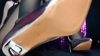 Mistress Rebecca Diamante Humiliates Submissive With Foot Worship And Licking