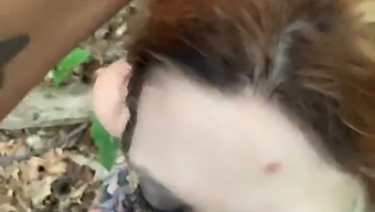 Pov Video Of A Beautiful Amateur Couple Caught In The Woods