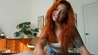Sinatra Monroe'S Red Hair Sexy In This High Definition Video.